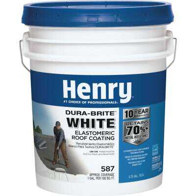 Henry Dura-Brite 5 Gal. White Acrylic Elastomeric Roof Coating