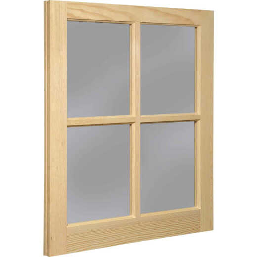 Northview Window 22 In. x 29 In. Wood 4-Lite Barn Sash