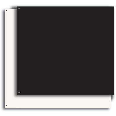 Broan-Nutone 24 In. x 30 In. Aluminum Backsplash Panel, Reversible Biscuit/Black