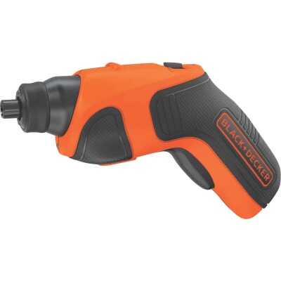Black & Decker 4-Volt MAX Lithium-Ion Pivot 1/4 In. Cordless Screwdriver  with Accessories - Bliffert Lumber and Hardware