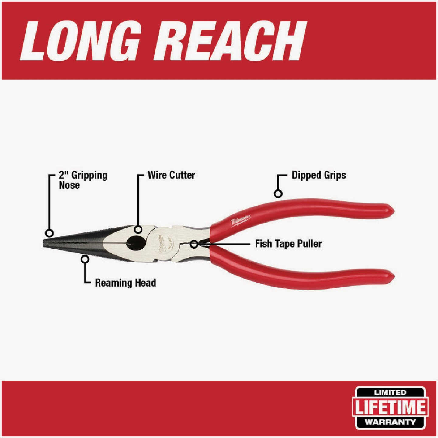 8-in Long Nose Pliers