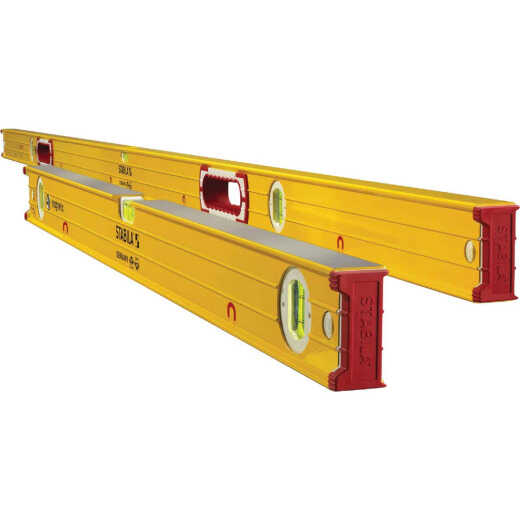 Stabila 78 In. and 32 In. Aluminum Magnetic Box Level 2 Piece Set
