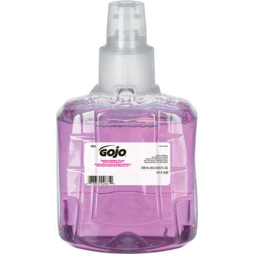 GOJO LTX-12 Antibacterial Plum 1200mL Foam Handwash Refill (2-Pack)