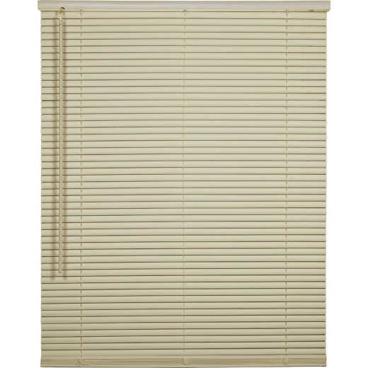 Home Impressions 23 In. x 42 In. x 1 In. Ivory Vinyl Light Filtering Cordless Mini Blind
