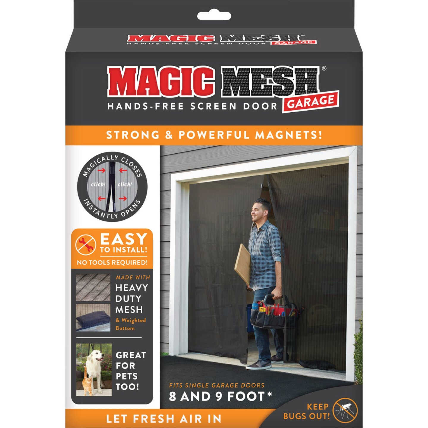 Magic Mesh Hands Free Magnetic Screen Door