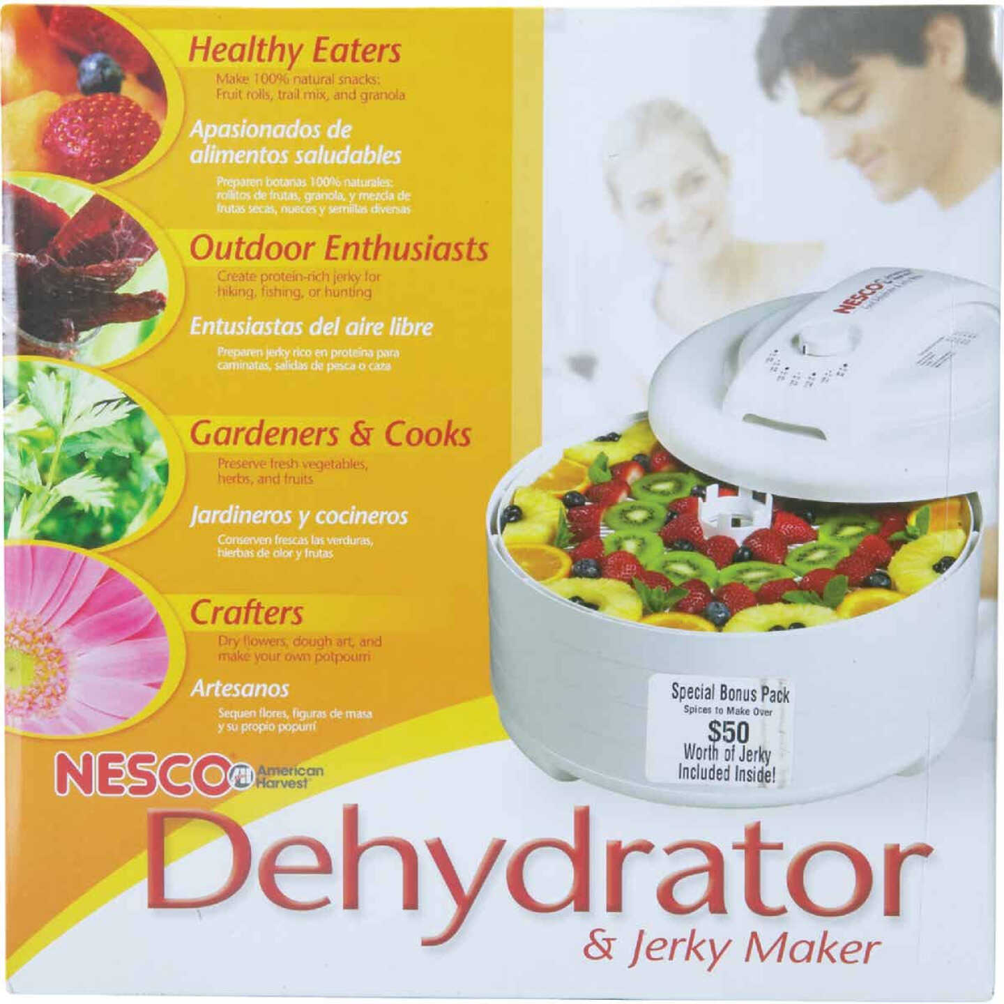 Nesco American Harvest Food Dehydrator And Jerky Maker Model FD-60