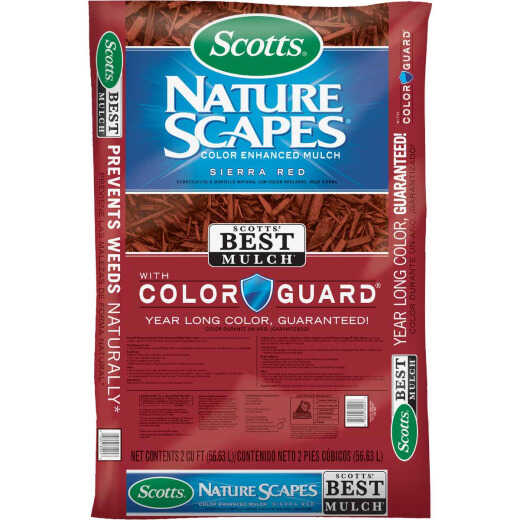Scotts Nature Scapes 2 Cu. Ft. Sierra Red Shredded Hardwood Mulch
