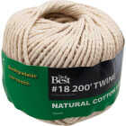 Do it Best #18 x 200 Ft. Natural Cotton Twine Image 2