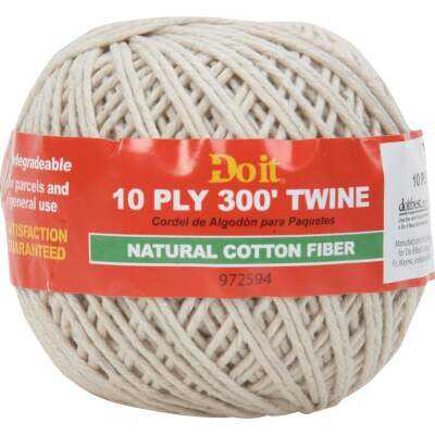 Do it Best 10-Ply x 300 Ft. White Cotton Parcel Post Twine